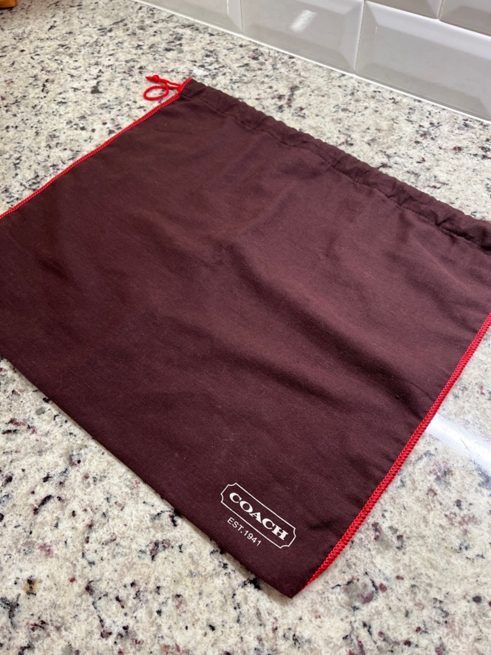 Coach Dust Bag 19 x 14 EUC